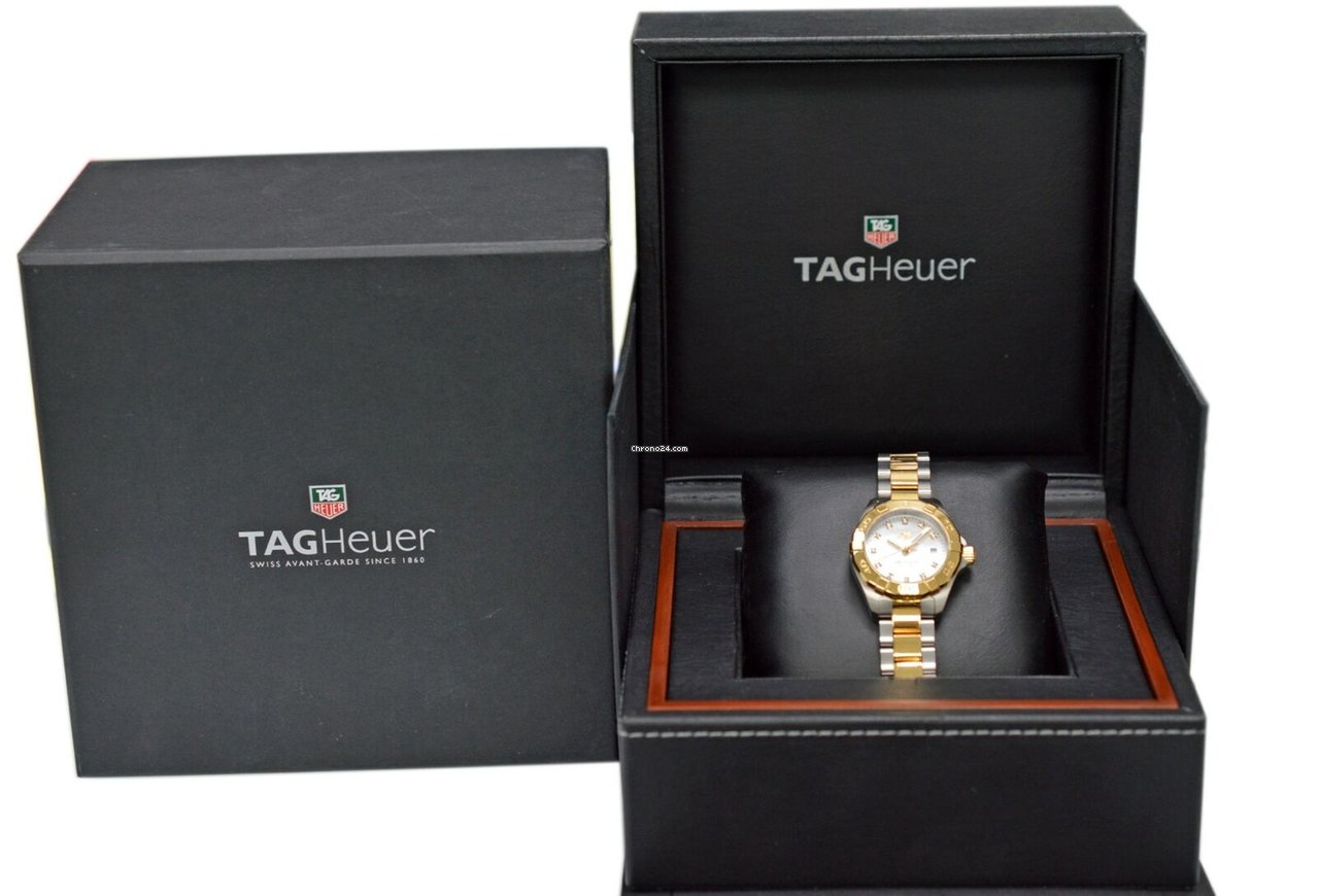 TAG Heuer Aquaracer Lady Womens watch Quartz Gold Steel WBD1422.BB0321 5