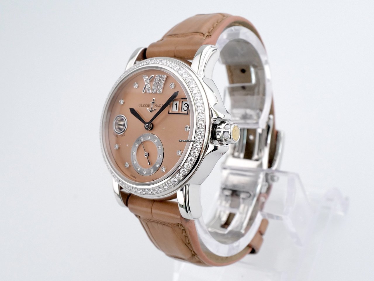 Ulysse Nardin Dual Time Womens watch Automatic Steel 243-22B 30-09 5
