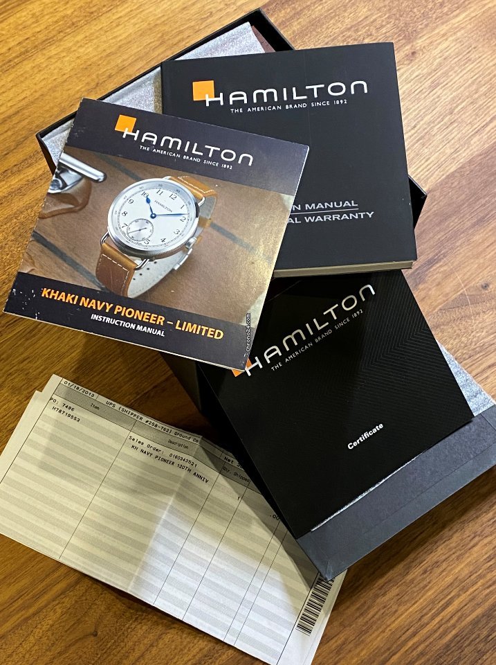 Hamilton Khaki Navy Pioneer Mens watch Unisex Manual winding Steel H78719553 5