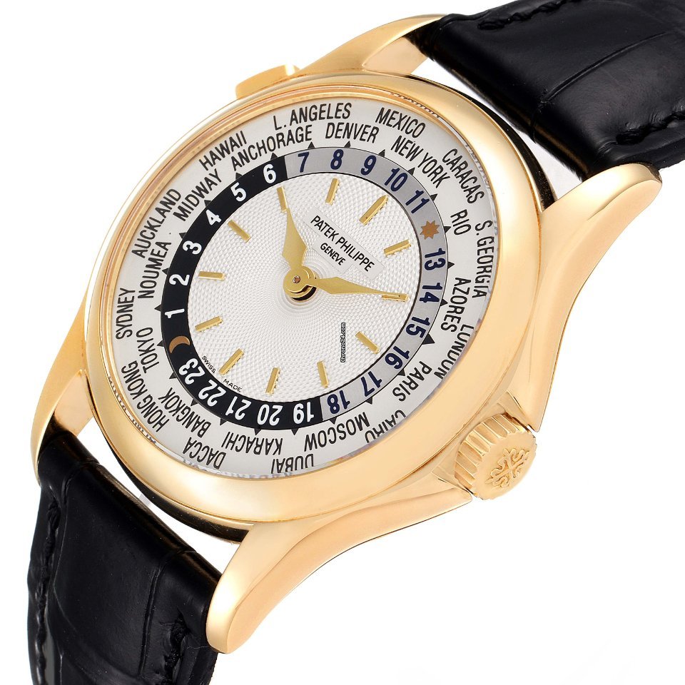 Patek Philippe World Time Mens watch Unisex Automatic Yellow gold 5110J 5
