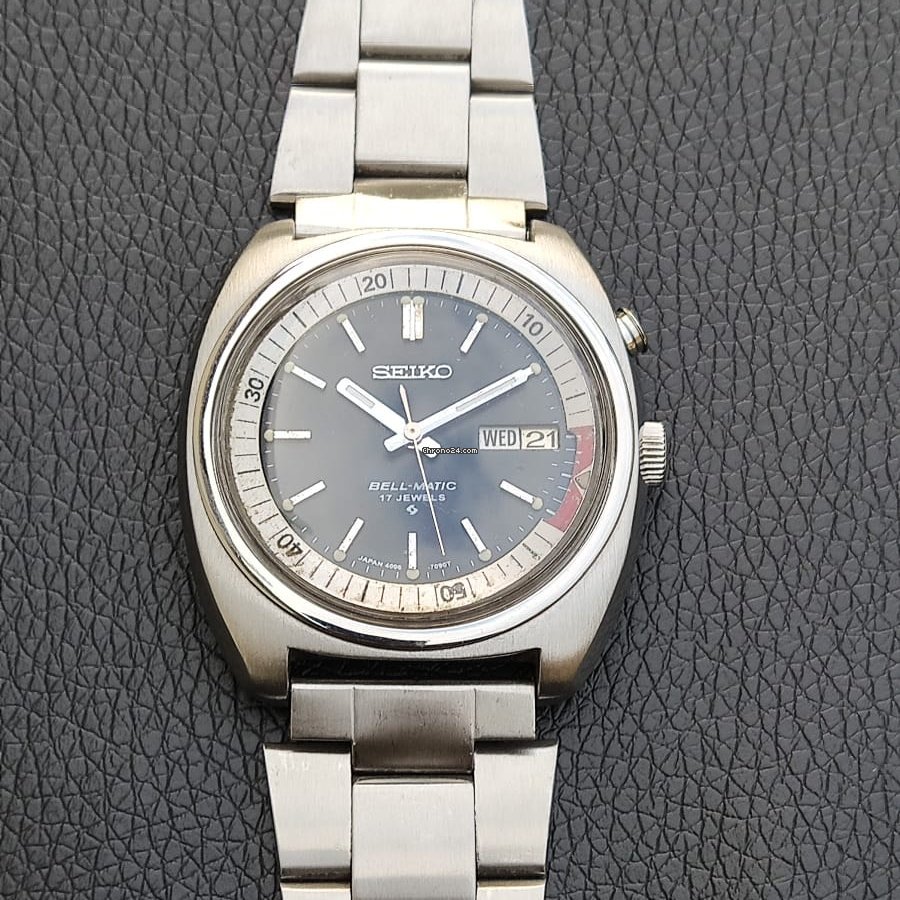 Seiko Mens watch Unisex Automatic Steel 4006-6040 5