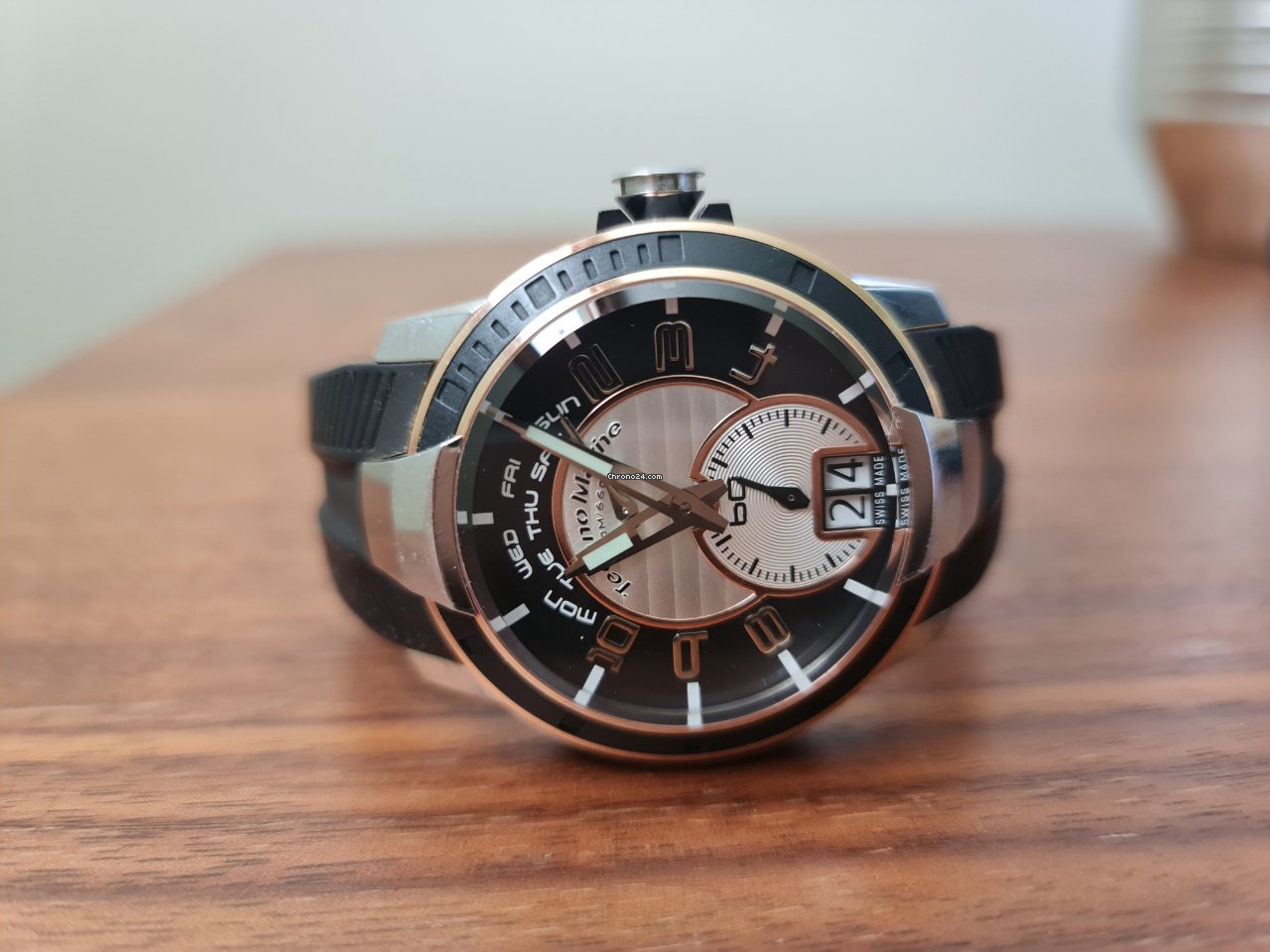 Technomarine Mens watch Unisex Gold Steel 07122578 5