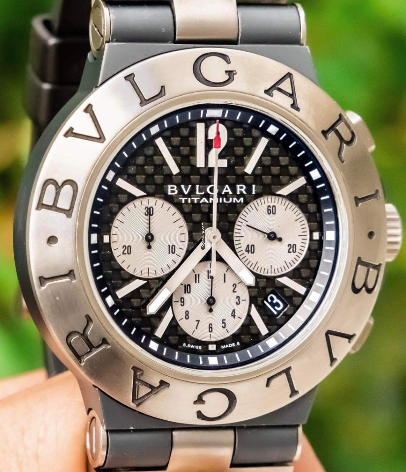 Bulgari Diagono Mens watch Unisex Automatic Titanium TI 44 TA CH 5