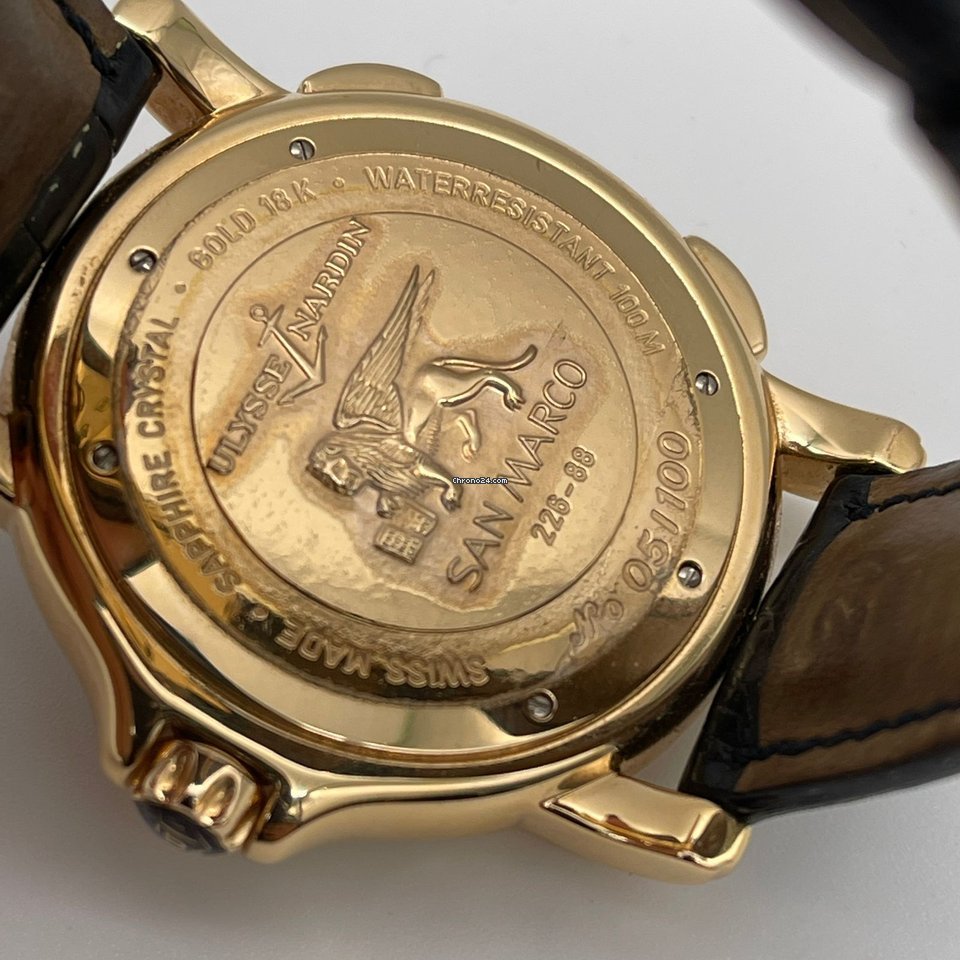 Ulysse Nardin San Marco Mens watch Unisex Automatic Rose gold 226-88 5