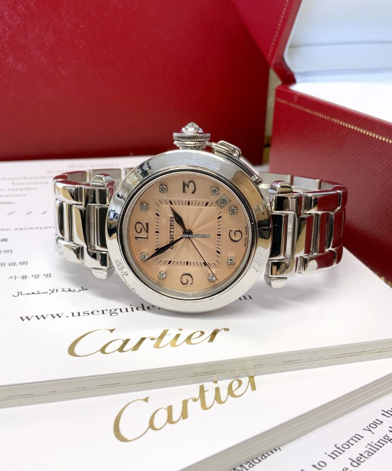 Cartier Pasha Womens watch Automatic White gold 2308 5