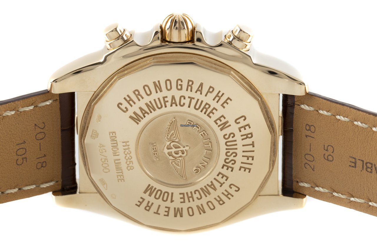 Breitling Chrono Cockpit Mens watch Unisex Automatic Red gold H13358 5