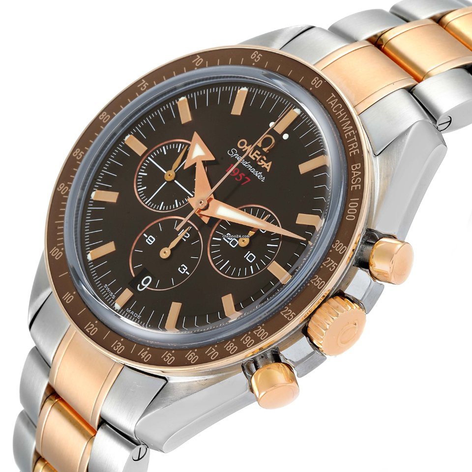 Omega Speedmaster Broad Arrow Mens watch Unisex Automatic Gold Steel 321.90.42.50.13.001 5