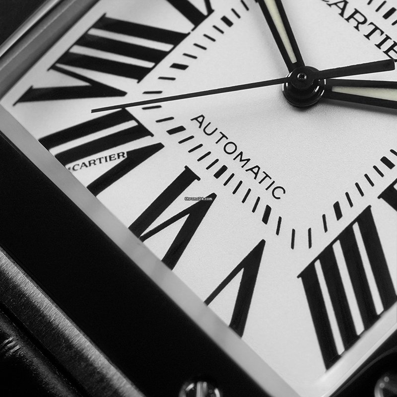 Cartier Santos 100 Mens watch Unisex Automatic Steel W20073X8 5
