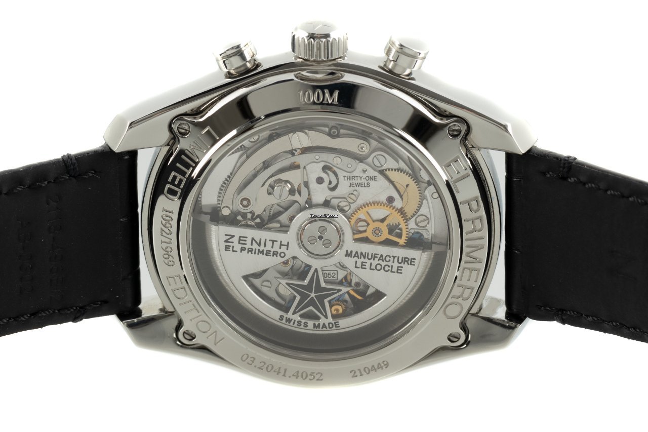 Zenith El Primero Chronograph Mens watch Unisex Automatic Steel 03.2041.4052 69.C496 5