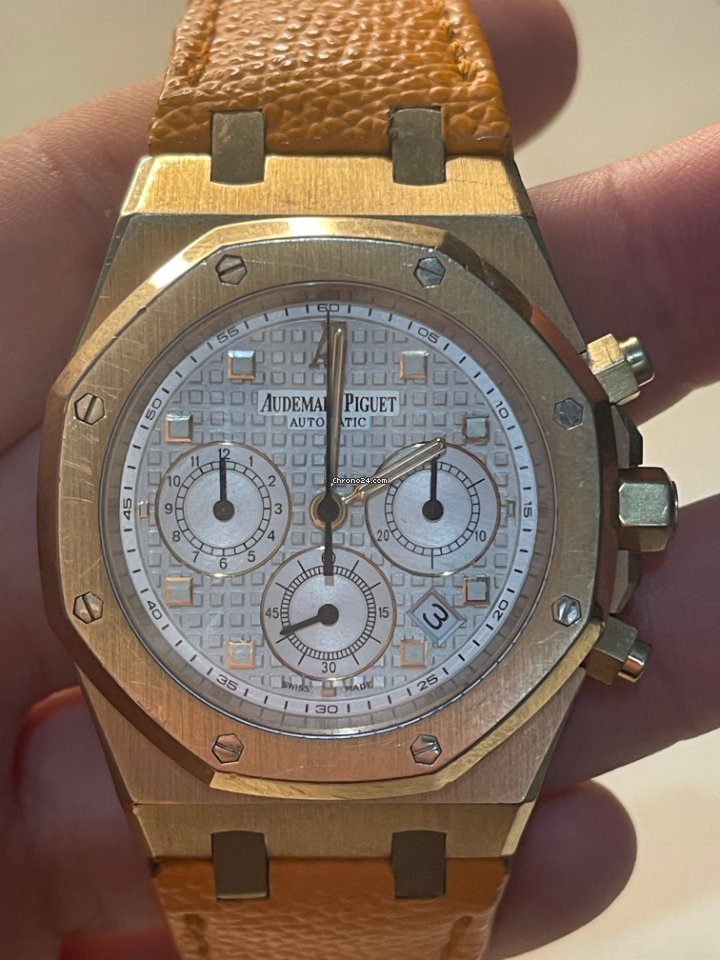 Audemars Piguet Royal Oak Chronograph Mens watch Unisex Automatic Rose gold F 71557 5