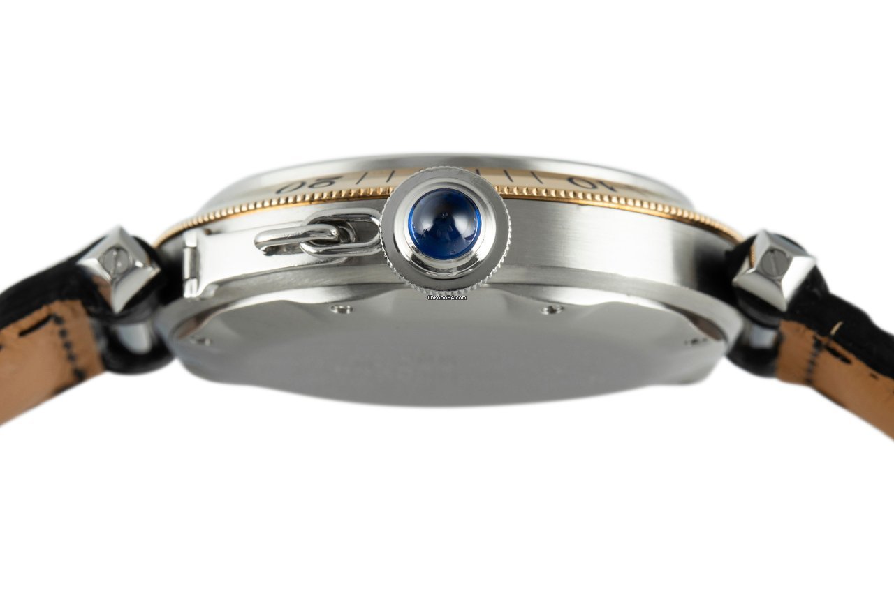 Cartier Pasha Mens watch Unisex Automatic Gold Steel 1033 5