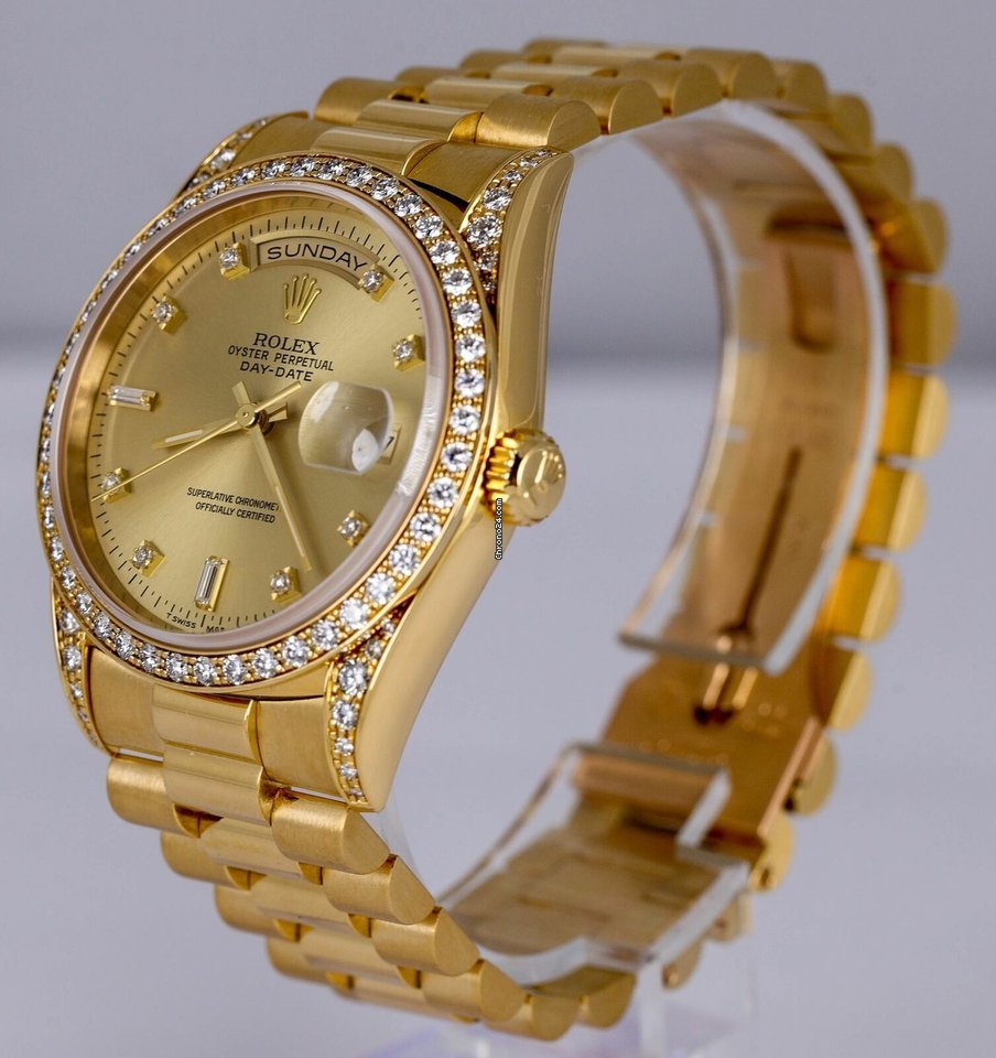 Rolex Day-Date 36 Mens watch Unisex Yellow gold Automatic 18388 5