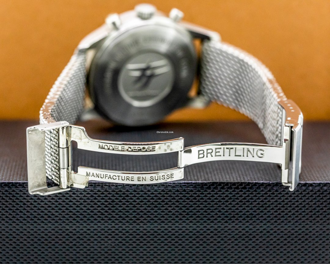 Breitling Transocean Unitime Pilot Mens watch Unisex Automatic Steel AB0510U9 C879 5