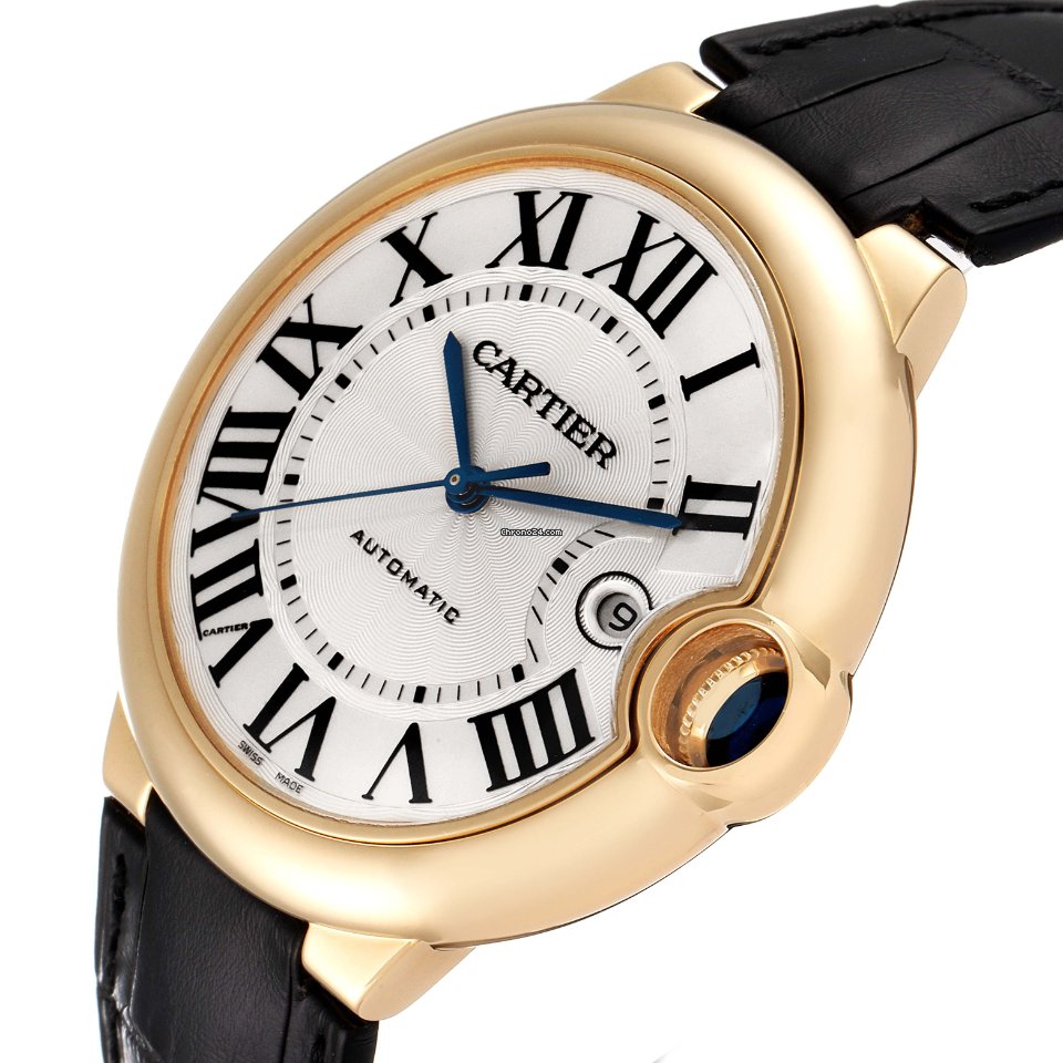 Cartier Ballon Bleu 42mm Mens watch Unisex Automatic Yellow gold W6900551 5
