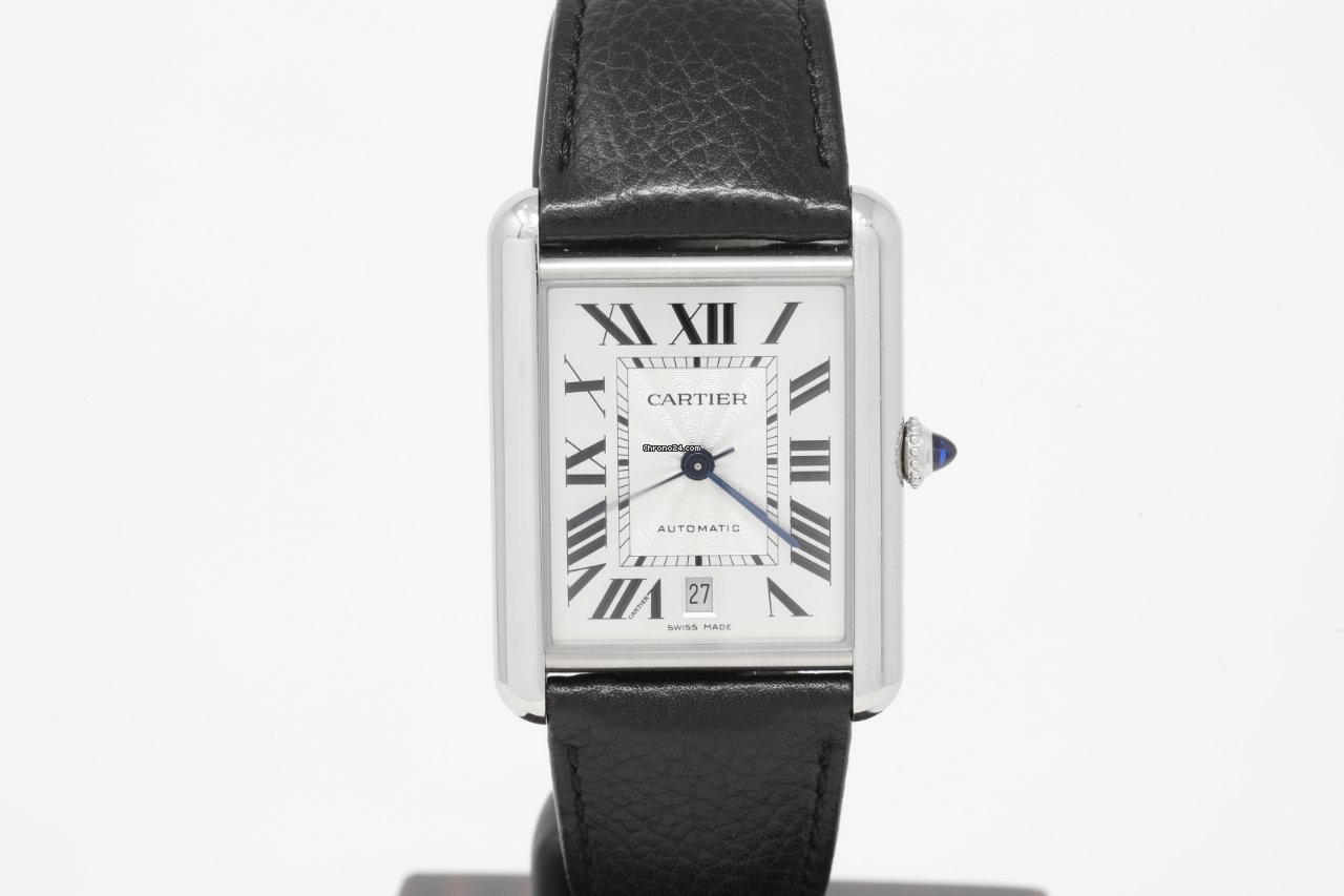 Cartier Tank Mens watch Unisex Automatic Steel WSTA0040 5