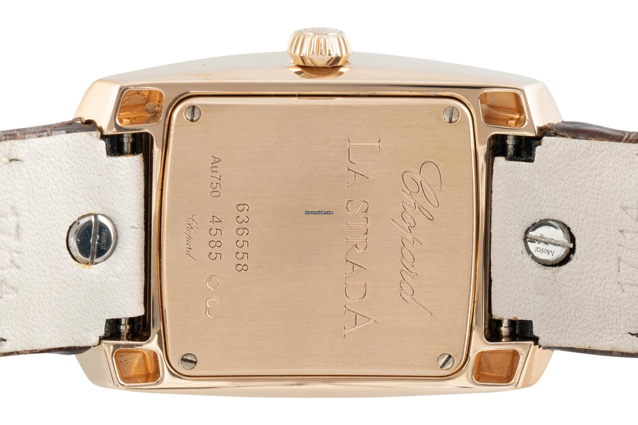 Chopard La Strada Womens watch Quartz Red gold 4585 5