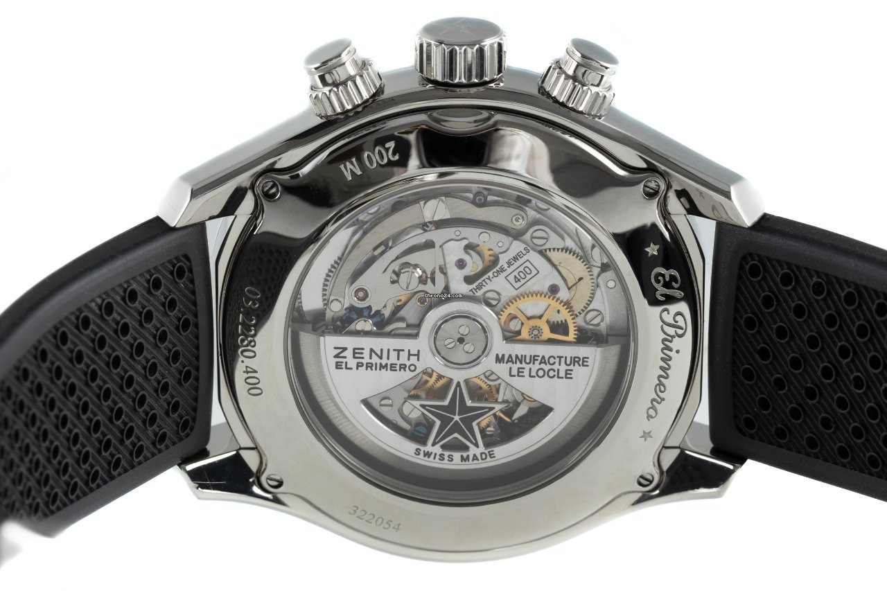 Zenith El Primero Sport Mens watch Unisex Automatic Steel 3.2280.400 5