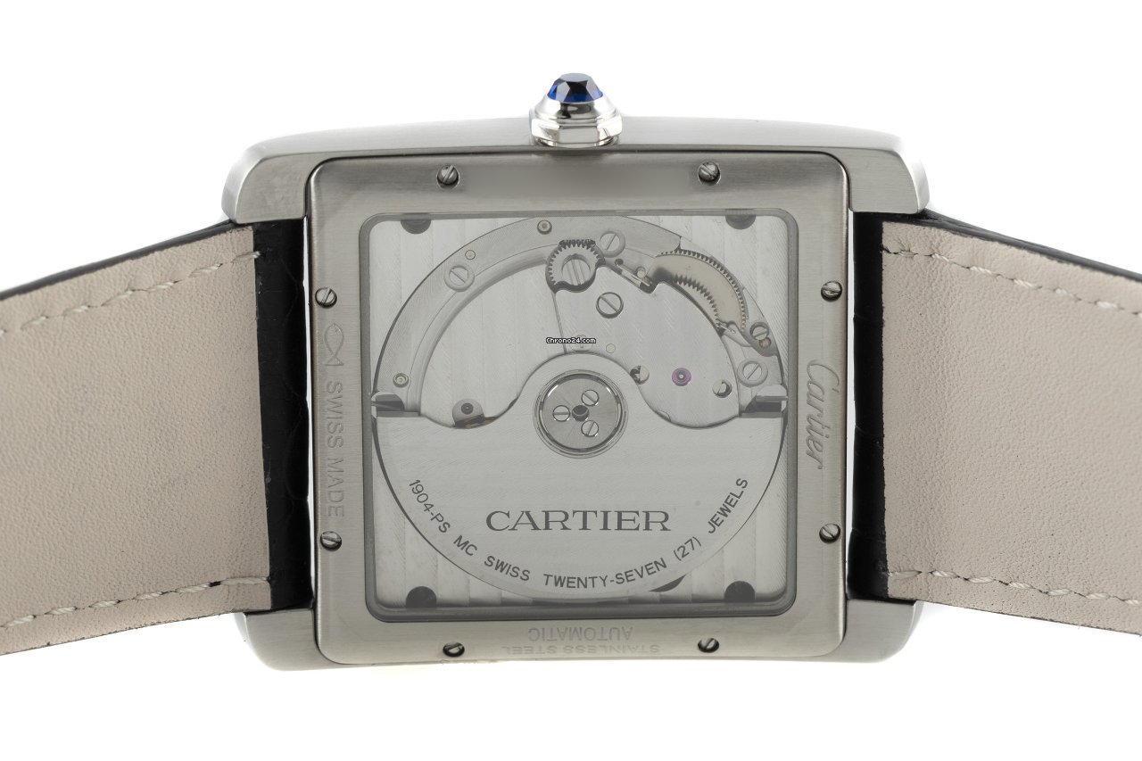 Cartier Tank MC Mens watch Unisex Automatic Steel 3589 5