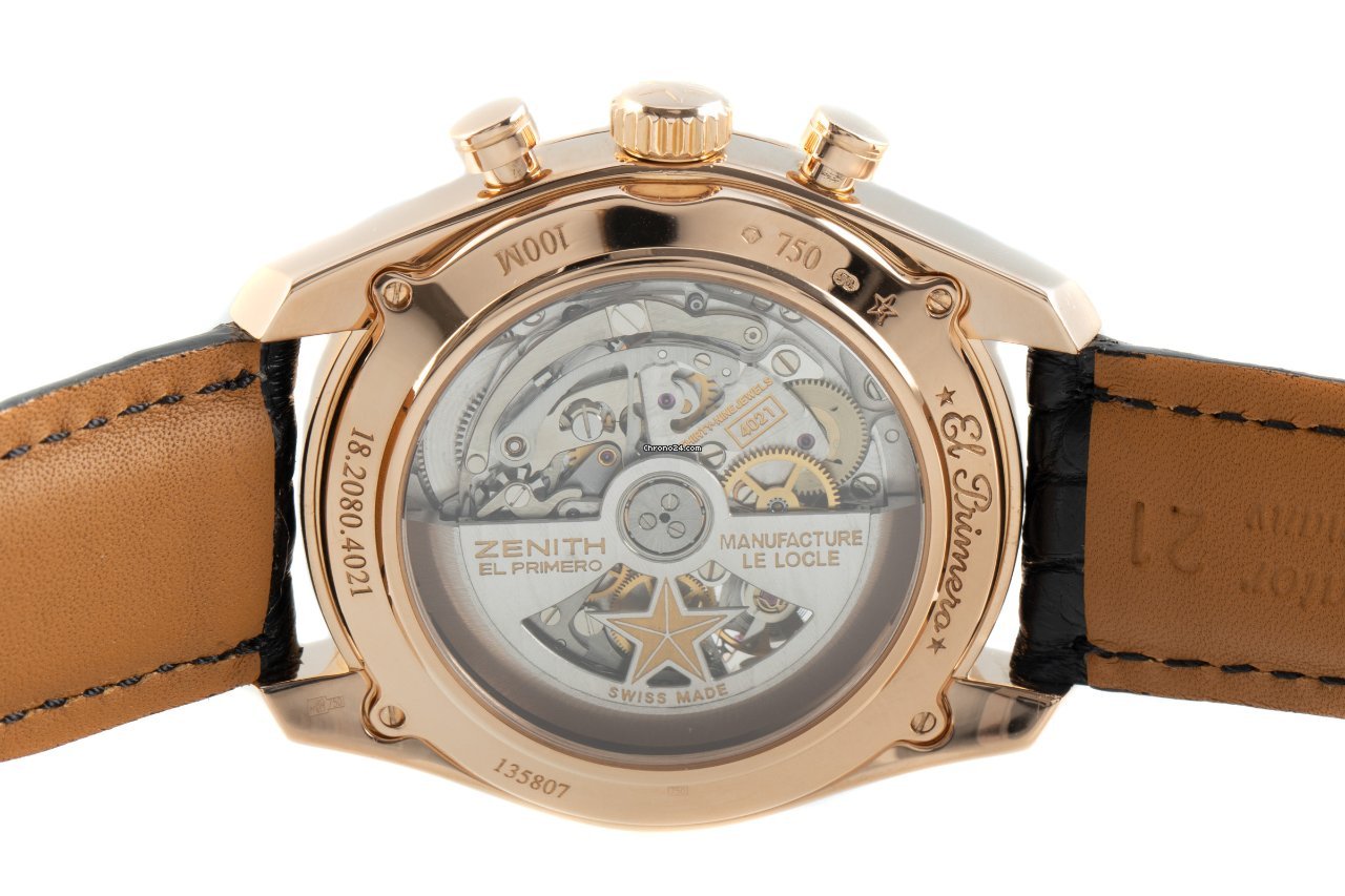 Zenith Mens watch Unisex Automatic Red gold 18.2080.4021 01.C494 5