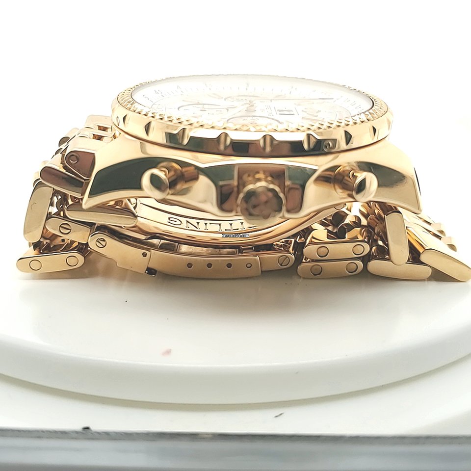 Breitling Bentley 6.75 Mens watch Unisex Automatic Yellow gold K44362 5