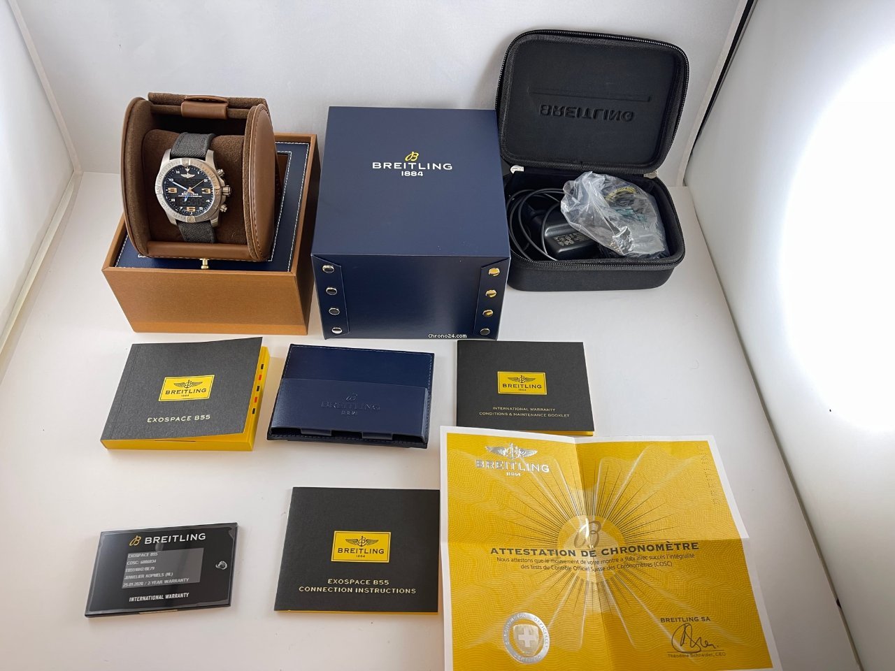 Breitling Exospace B55 Connected Mens watch Unisex Quartz Titanium EB5510H2 BE79 5