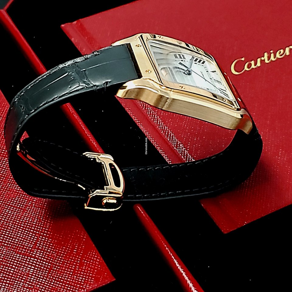 Cartier Santos Mens watch Unisex Automatic Rose gold WGSA0019 5