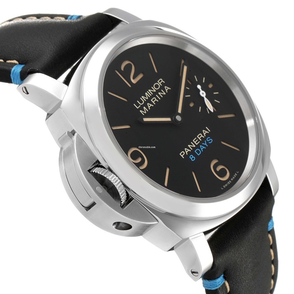 Panerai Luminor Marina 8 Days Mens watch Unisex Manual winding Steel PAM00796 5