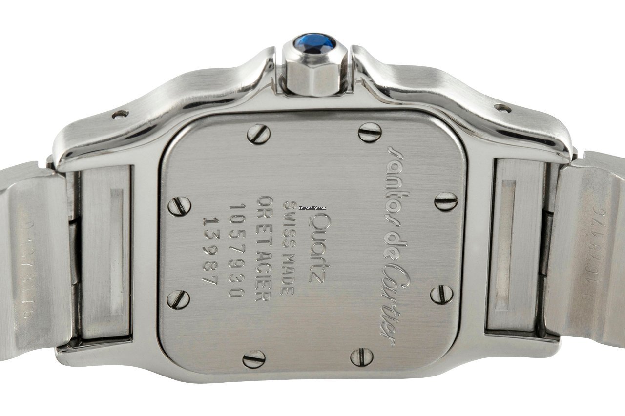 Cartier Santos Galbee Womens watch Quartz Gold Steel 1057930 5