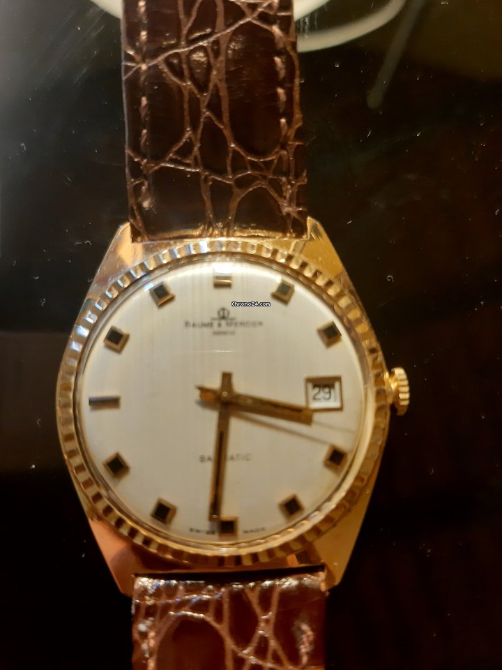 Baume & Mercier Mens watch Unisex Automatic Yellow gold 229278 sul fondello. 5