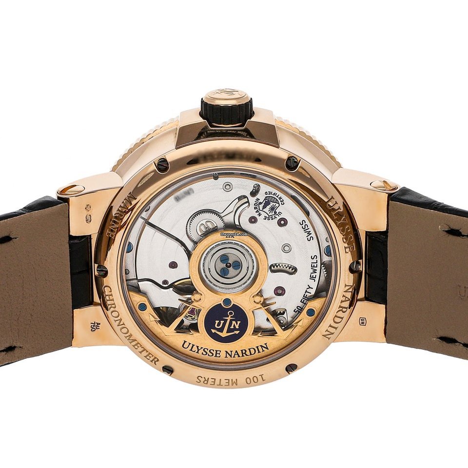 Ulysse Nardin Marine Mens watch Unisex Automatic Rose gold 1182-160 490 5