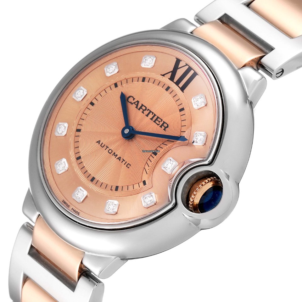 Cartier Ballon Bleu 36mm Womens watch Automatic Steel WE902054 5
