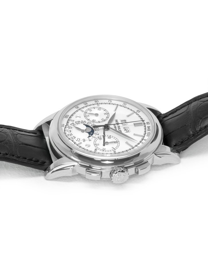 Patek Philippe Perpetual Calendar Chronograph Mens watch Unisex Manual winding White gold 5270G-013 5