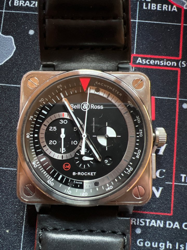 Bell & Ross BR 01-94 Chronographe Mens watch Unisex Automatic Steel BR0194-B-ROCKET 5