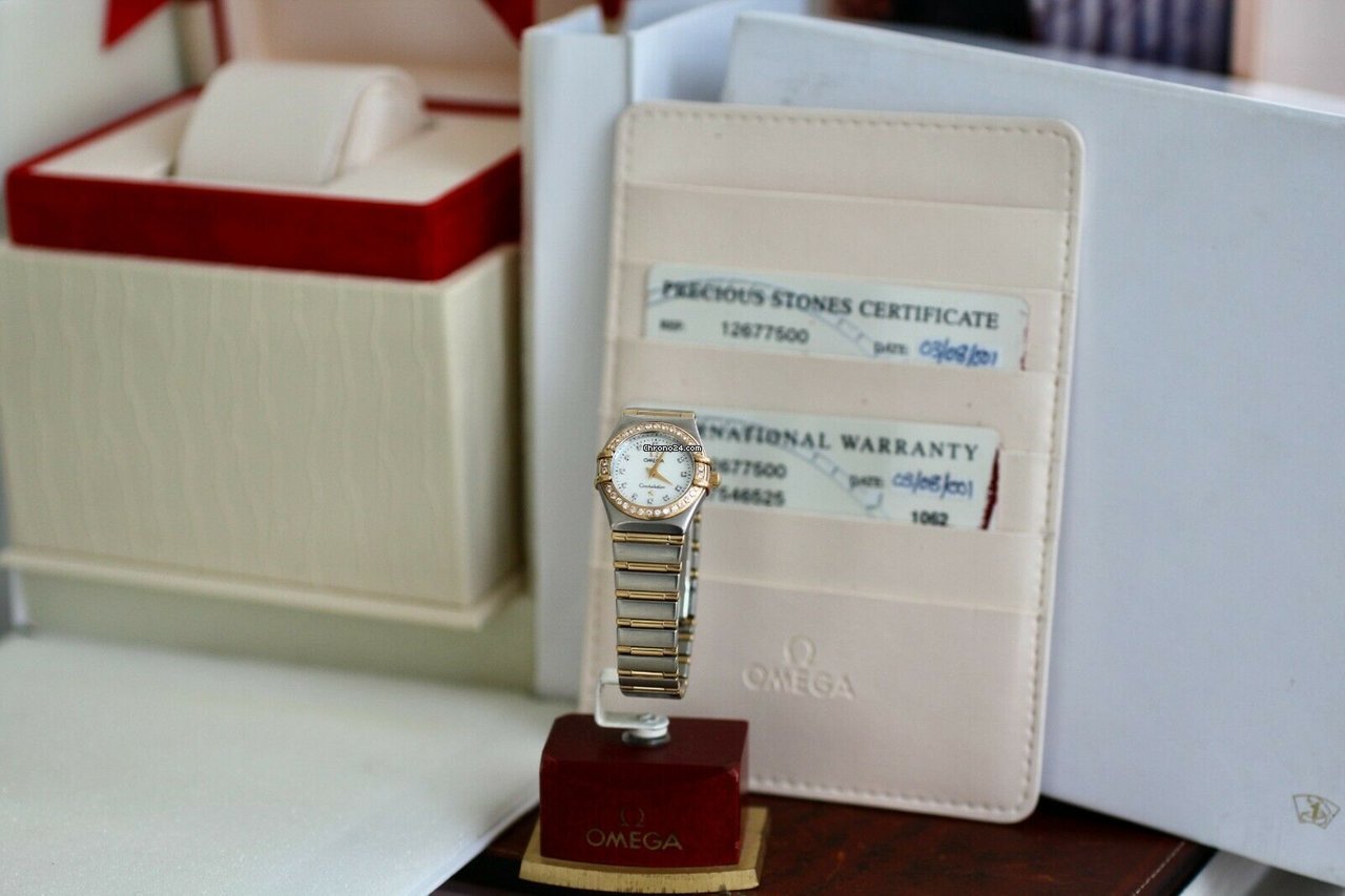 Omega Constellation Womens watch Quartz Gold Steel 1267.75.00 5