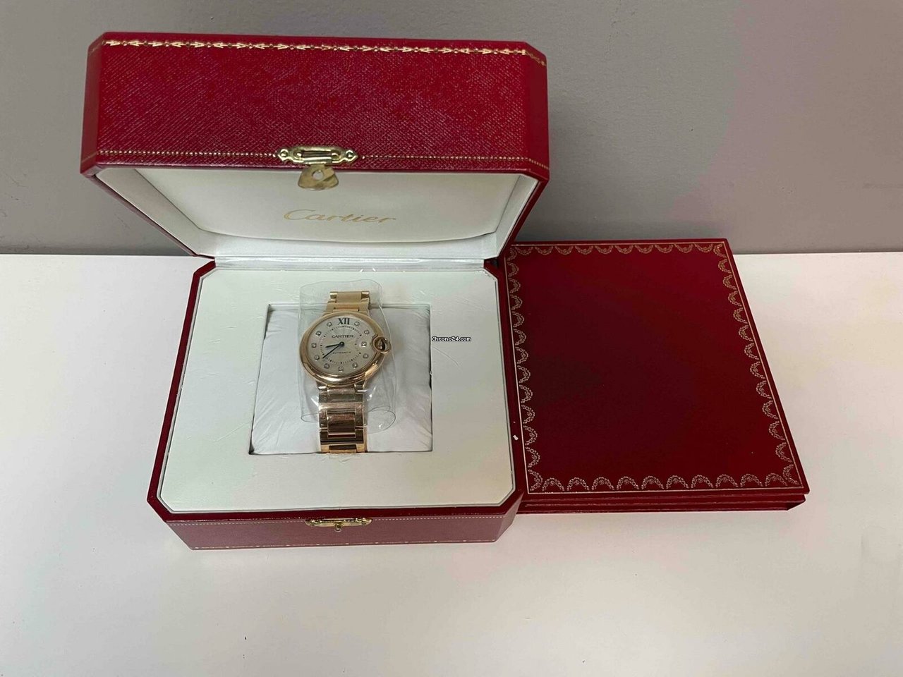 Cartier Ballon Bleu 36mm Automatic Rose gold WE902026 5