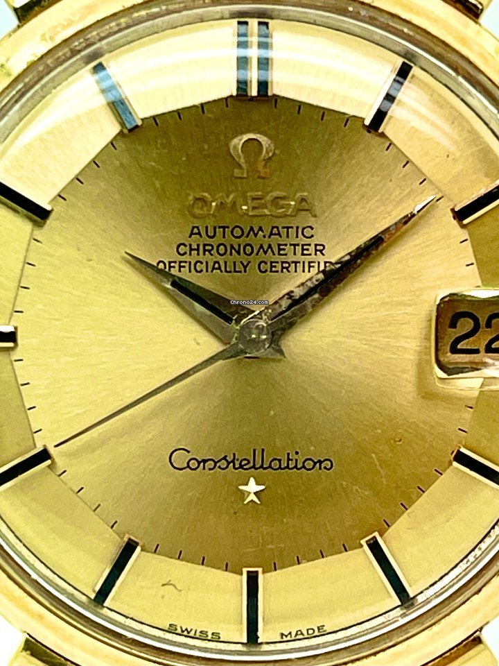 Omega Constellation Mens watch Unisex Automatic Yellow gold 168.002 5