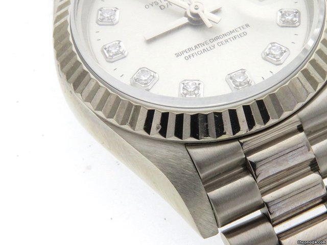 Rolex Lady-Datejust Womens watch White gold Automatic 69179G 5