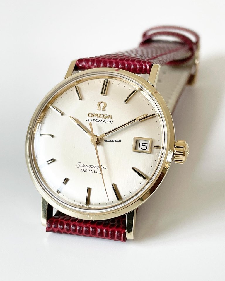 Omega Seamaster DeVille Mens watch Unisex Automatic Gold Steel 14770 62 SC 5