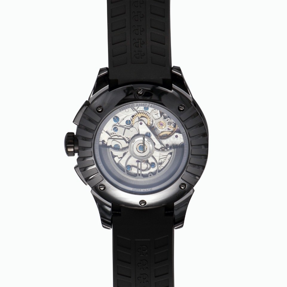 Perrelet Skeleton Chrono Mens watch Unisex Automatic Steel A1057 1 5