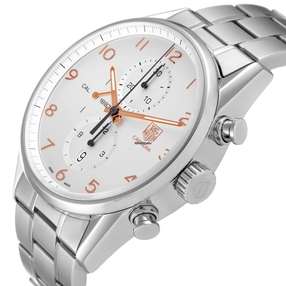 TAG Heuer Carrera Calibre 1887 Mens watch Unisex Automatic Steel CAR2012.BA0796 5