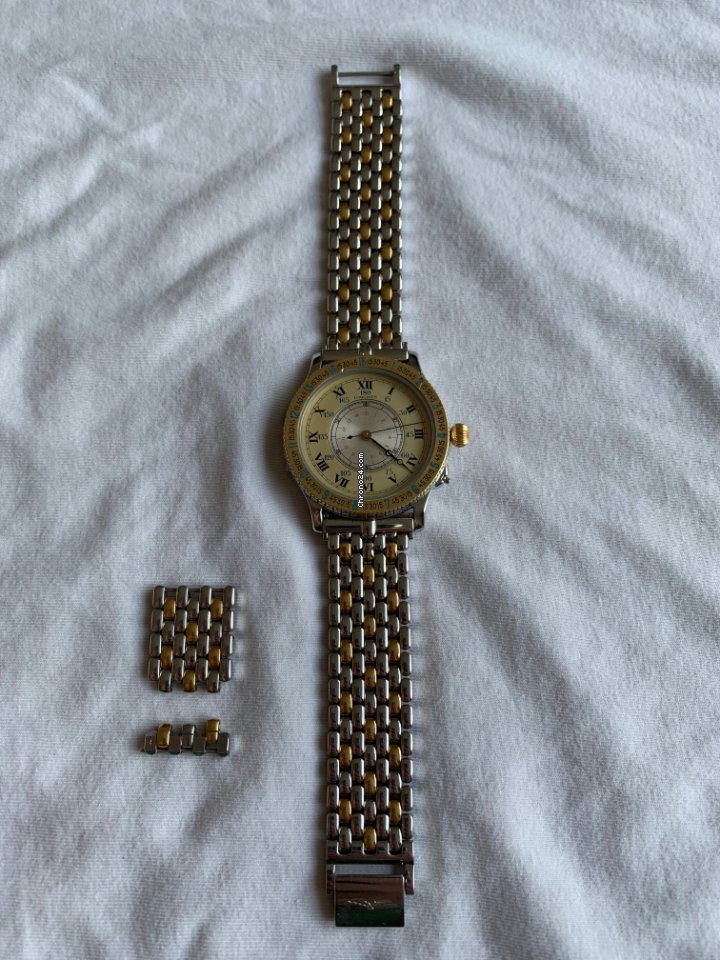 Longines Lindbergh Hour Angle Mens watch Unisex Automatic Gold Steel 989.5215 5