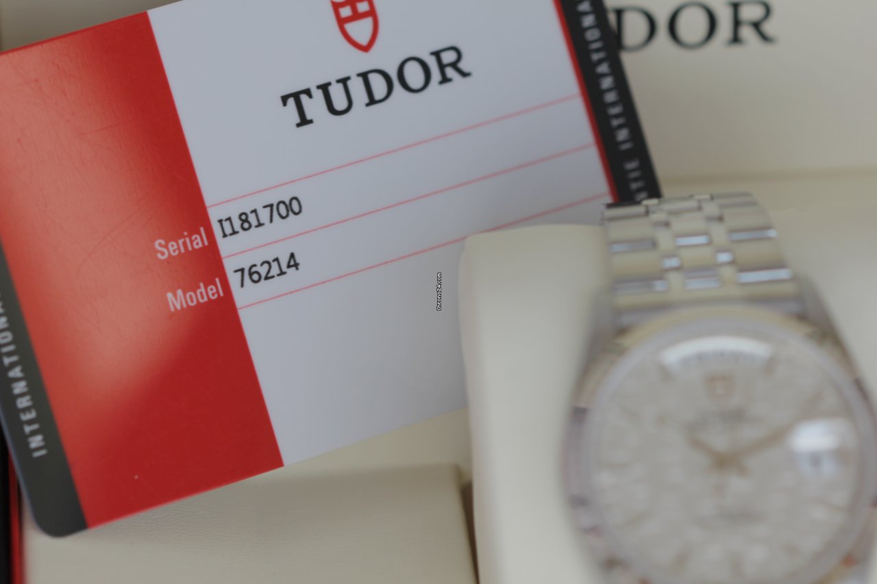 Tudor Prince Date Mens watch Unisex Automatic Steel 76214 Linen dial 5
