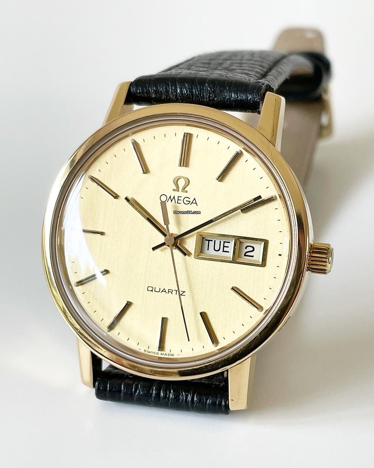 Omega Seamaster Mens watch Unisex Quartz Yellow gold 196.0161 5