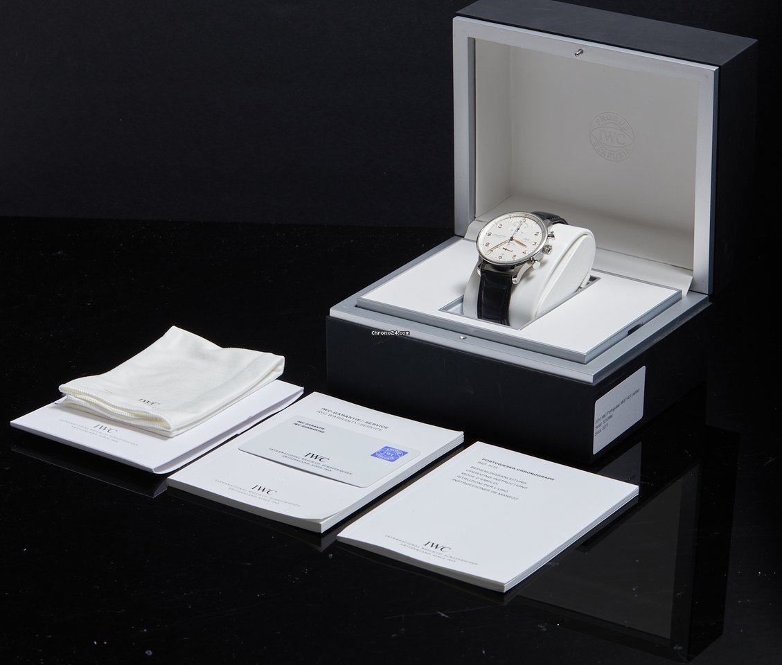 IWC Portuguese Chronograph Mens watch Unisex Automatic Steel IW371401 5