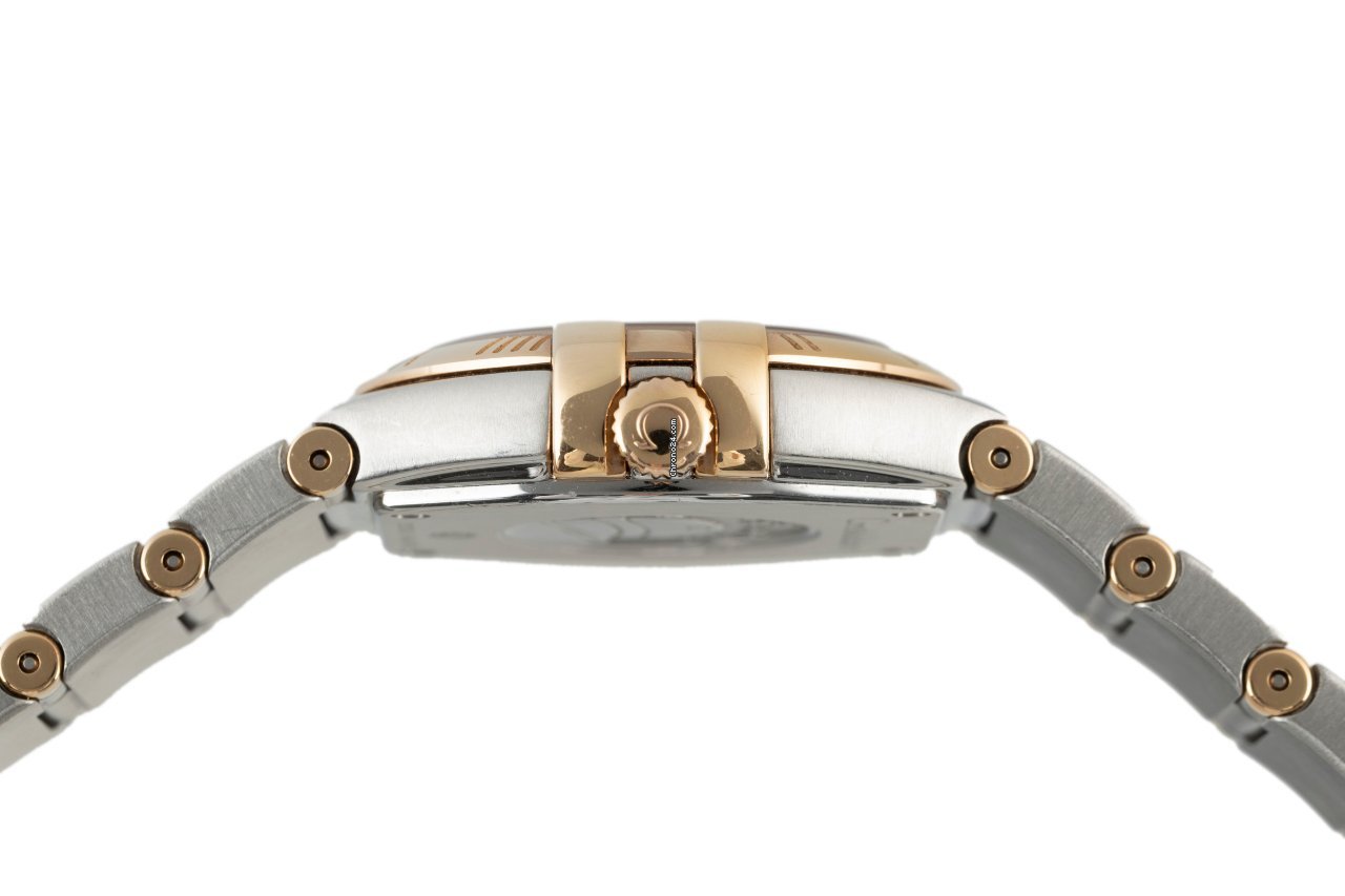 Omega Constellation Quartz Womens watch Quartz Gold Steel 123.20.27.60.02.001 5