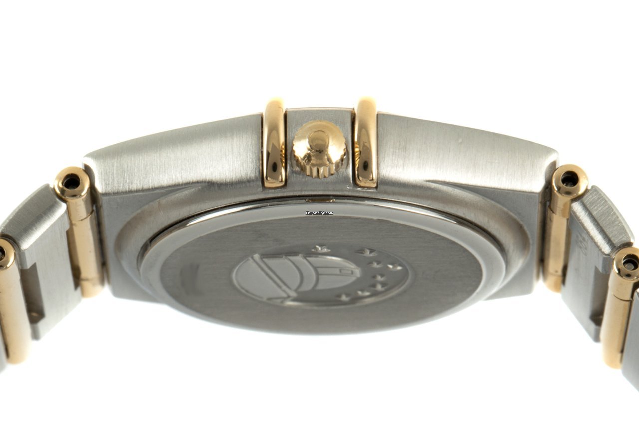 Omega Constellation Quartz Womens watch Quartz Gold Steel 1272.30.00 5