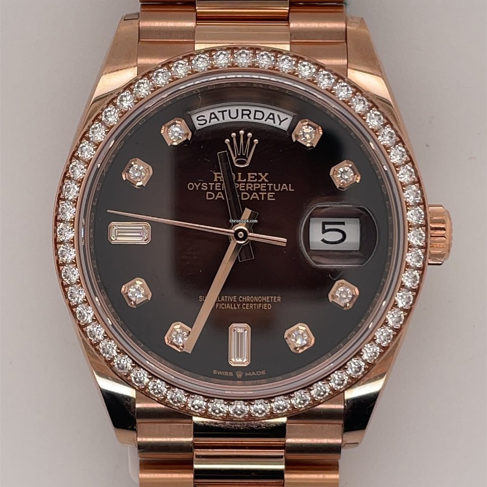 Rolex Day-Date 36 Mens watch Unisex Rose gold Automatic 128349RBR 5