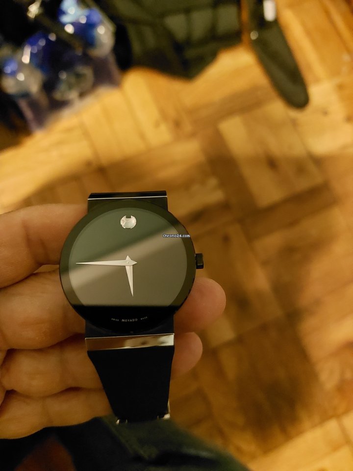 Movado Sapphire Mens watch Unisex Quartz Steel 0606268 5