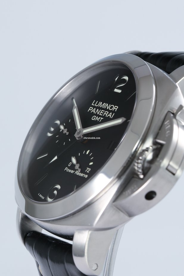 Panerai Luminor 1950 3 Days GMT Power Reserve Automatic Mens watch Unisex Automatic Steel PAM 00321 5