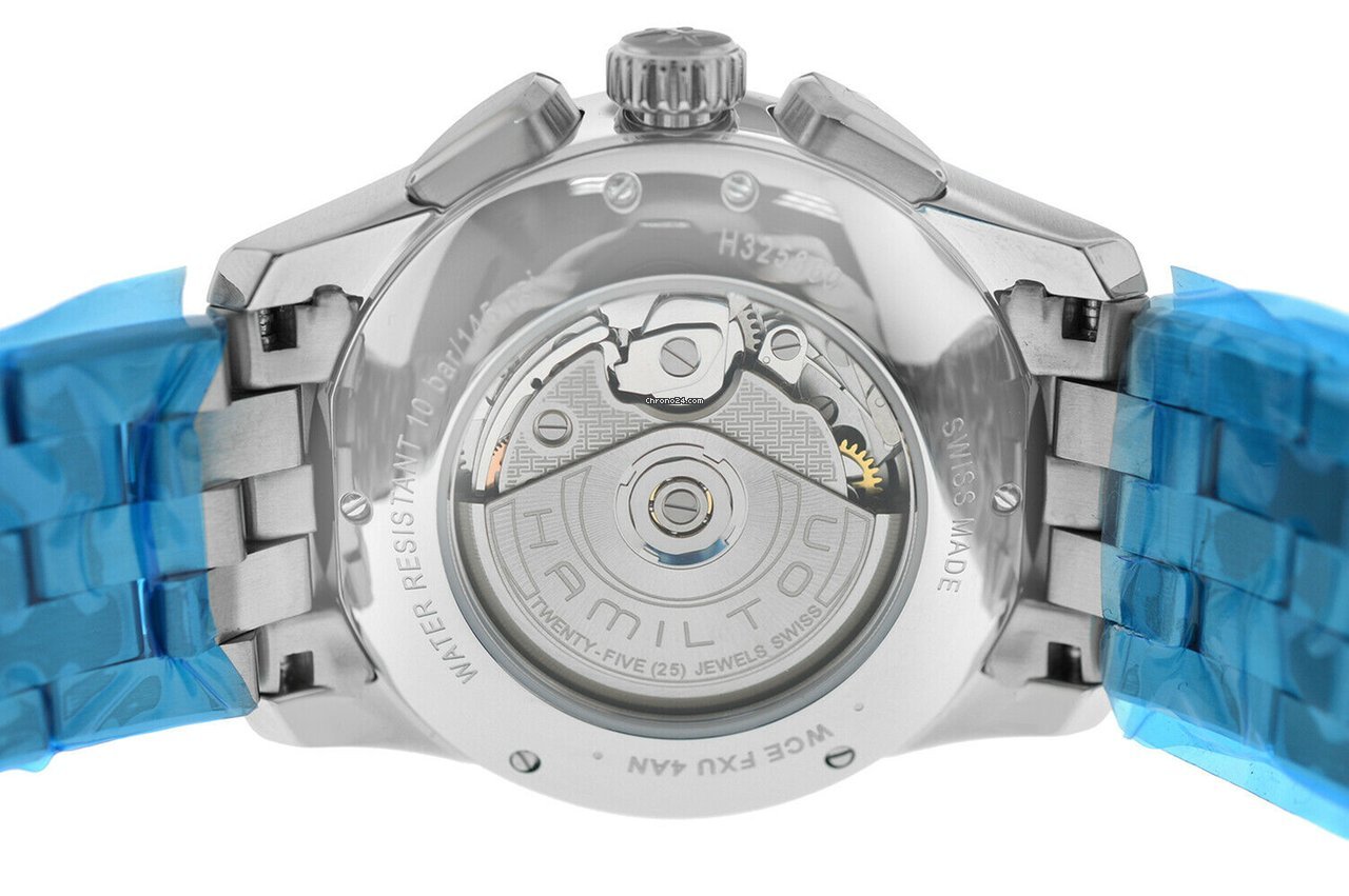 Hamilton Jazzmaster Auto Chrono Mens watch Unisex Automatic Steel H32586141 5